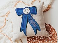 CapableByDesign personalized volleyball throw pillow