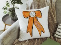 CapableByDesign personalized volleyball throw pillow