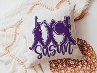 CapableByDesign personalized band throw pillow