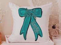 CapableByDesign personalized with a name, marching band throw pillow