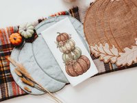 CapableByDesign stacked pumpkins towels