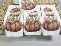 CapableByDesign stacked pumpkins towels