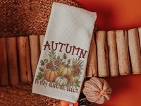 CapableByDesign Autumn is my favorite color decorative pillows and matching towels