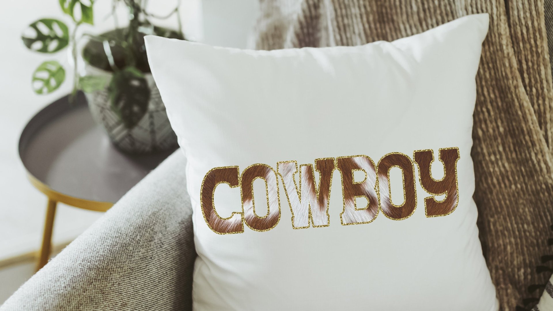 cowboy and cowgirl throw pillows for couch, country western wedding gift for couple, his and hers gifts, mr and mrs pillows, southwestern