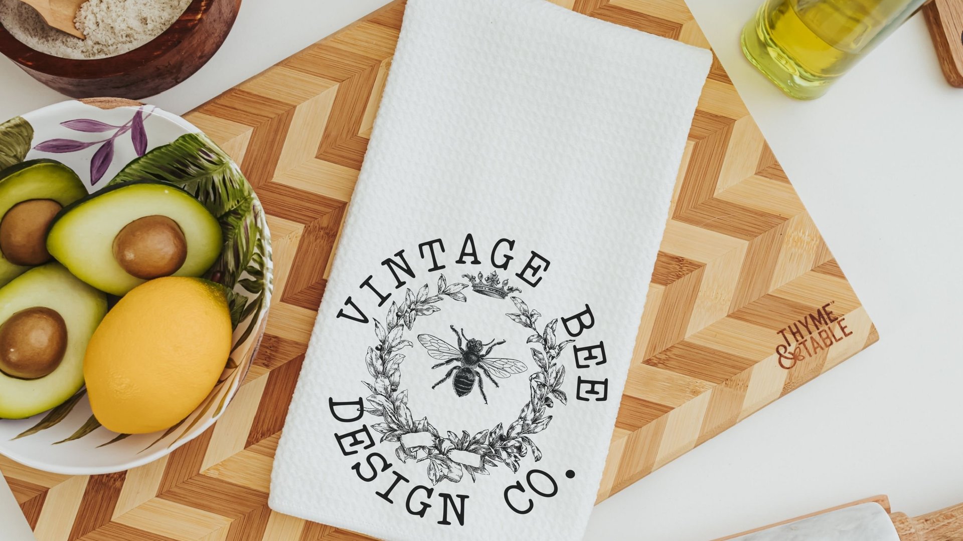 black and white honey bee throw pillows for couch trendy home decor, bumble bee gifts for women, minimalist bee kitchen towels for friends