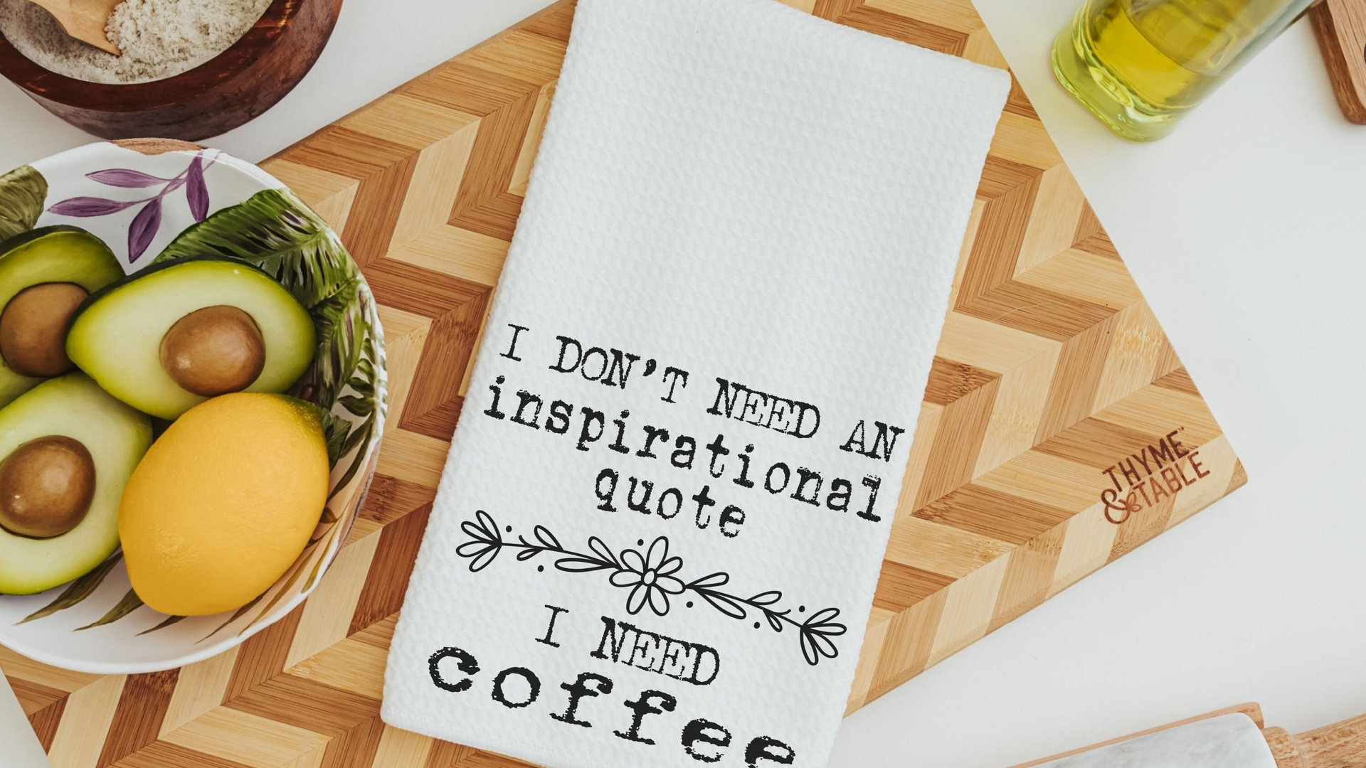 I need coffee sassy kitchen towel for Mom, coffee bar decor, snarky hand towels, sarcastic gifts for coworkers, funny housewarming gifts for