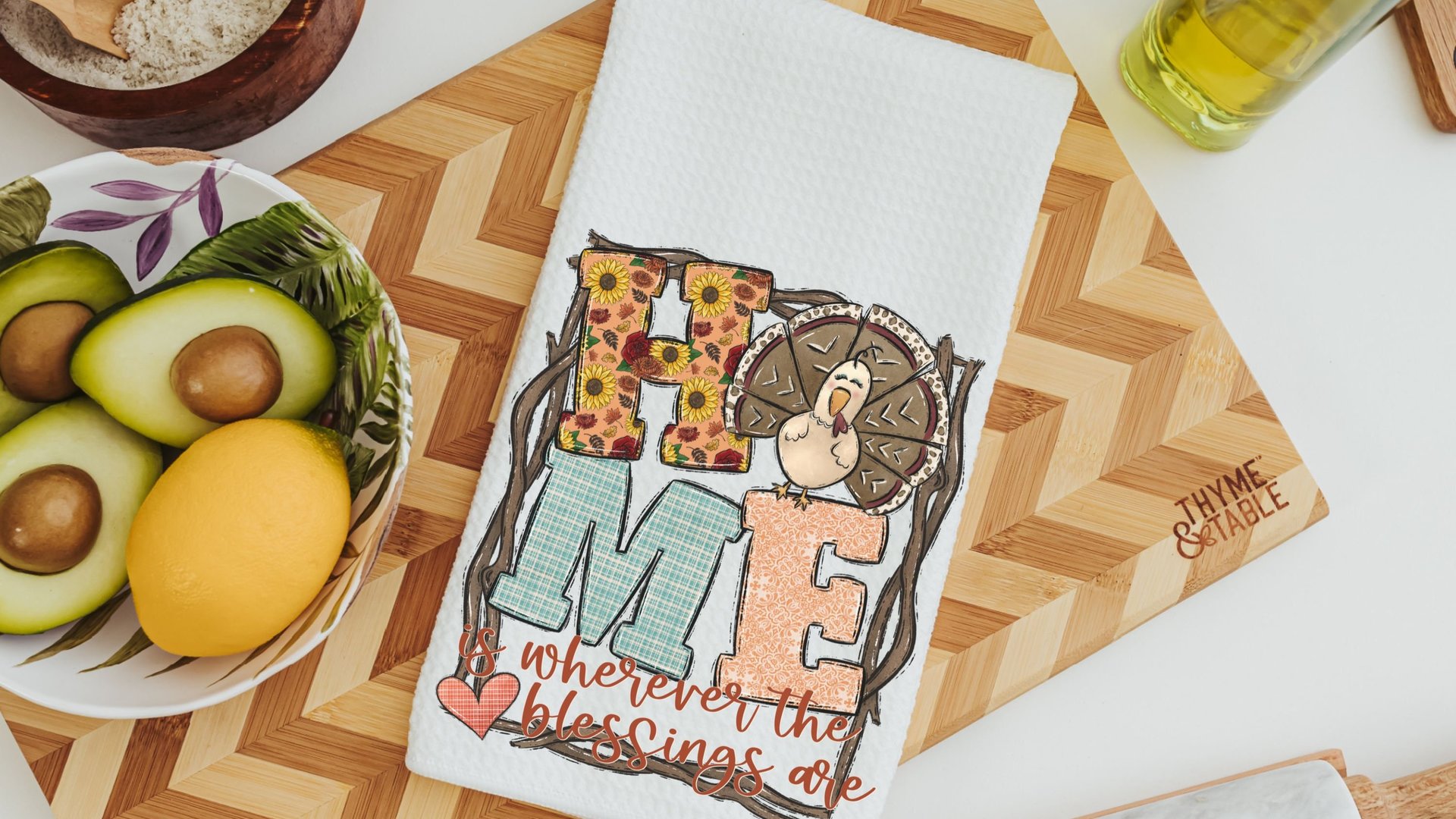 home throw pillow for couch, autumn leaves sunflower kitchen towels for fall turkey decor, Thanksgiving hostess gifts for women, new home