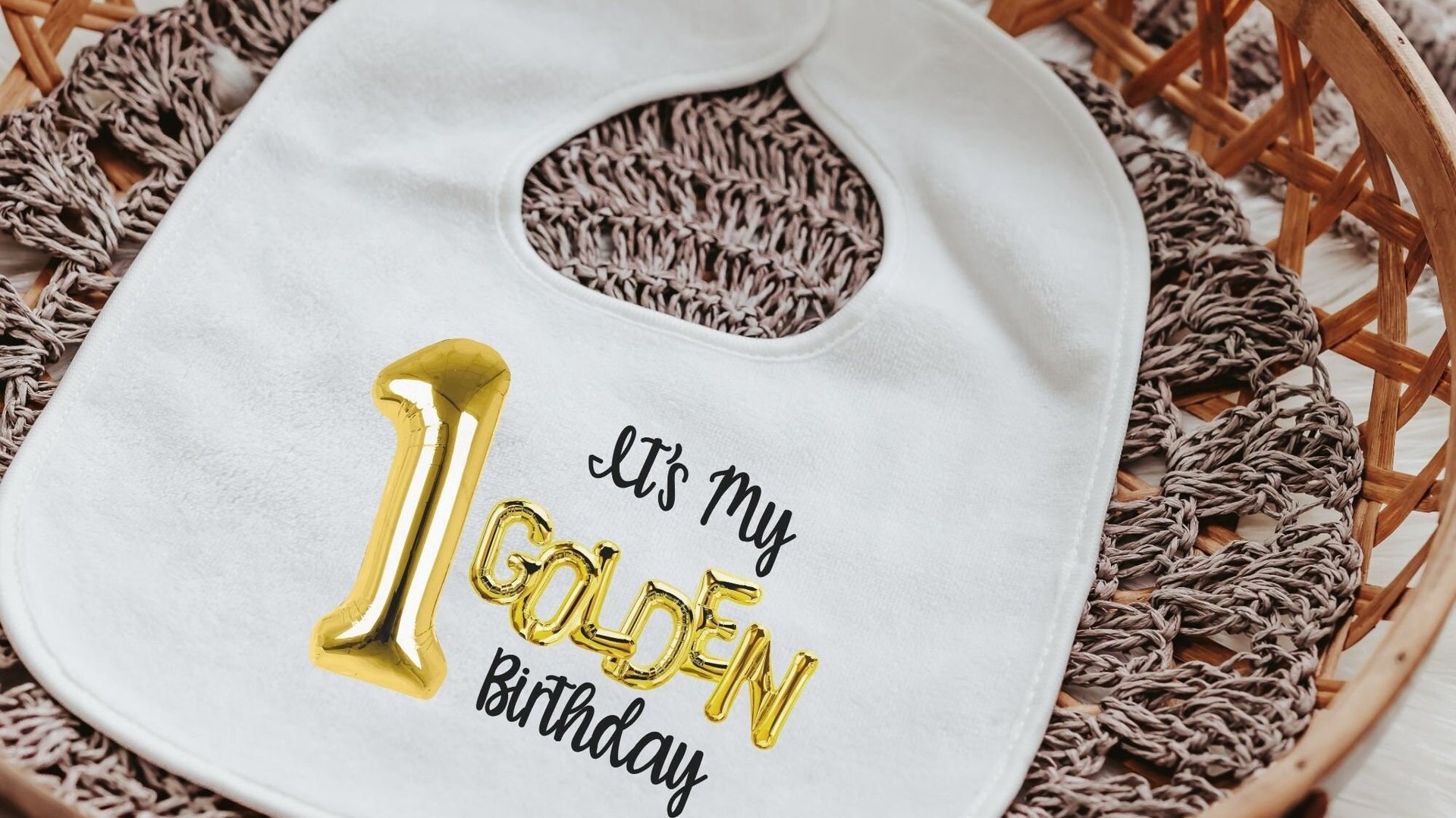 1st birthday girl outfit, golden birthday cake smash outfit boy, first birthday gift ideas, baby gift set, baby bib and burp cloth set, best