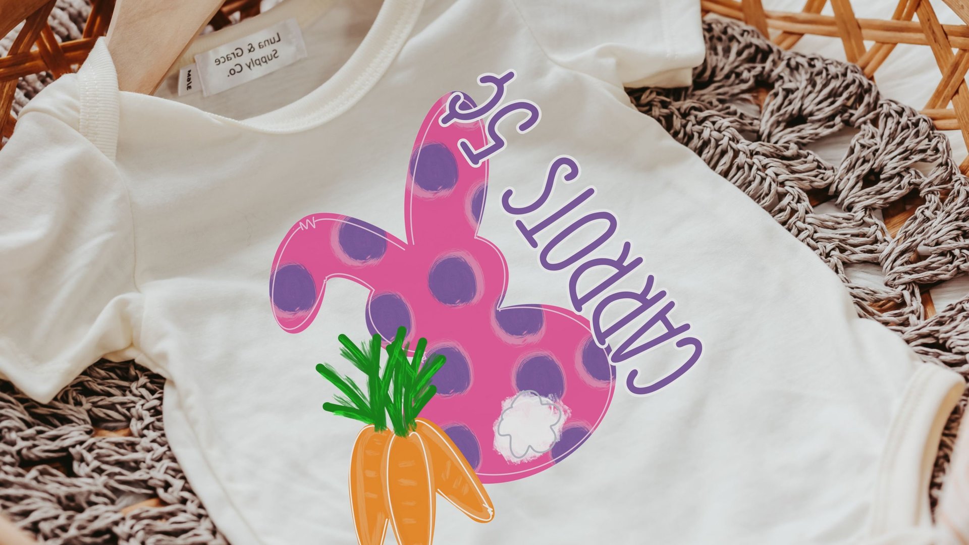 carrots 5 cents pink Easter bunny baby outfit, first Easter outfit baby girl coming home outfit Spring baby clothes, Easter basket stuffers