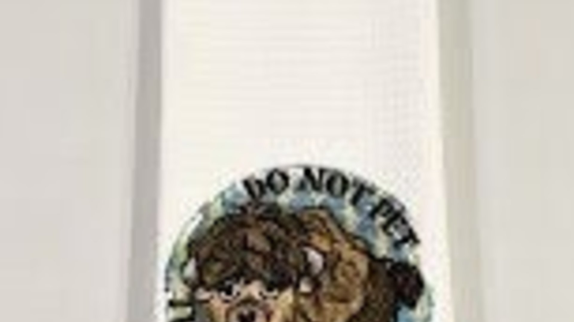 dont pet fluffy cow funny kitchen towel for stove, buffalo decor, bison gifts, western kitchen decor, best gifts for new homeowners, guest