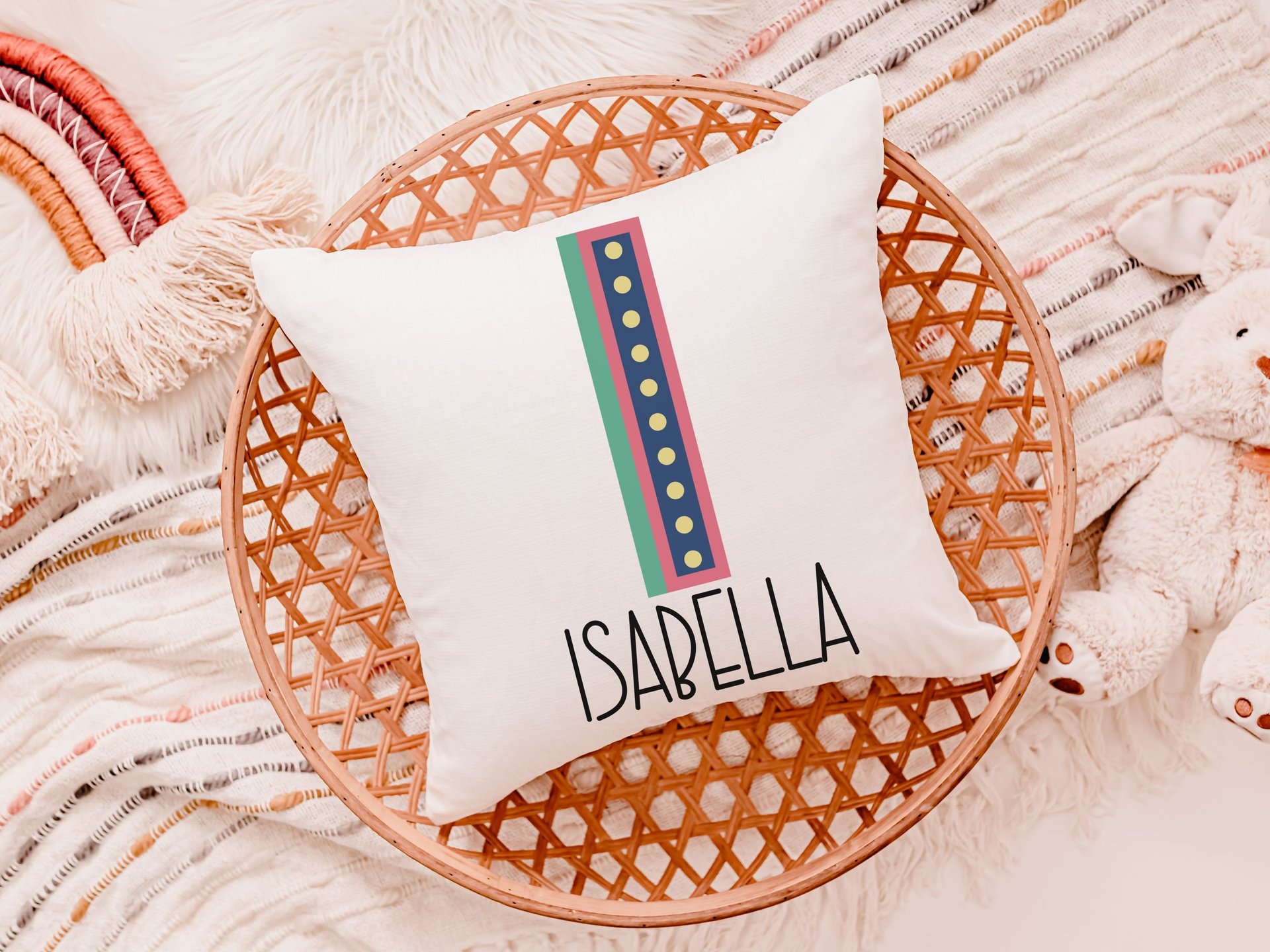 personalized throw pillow for kids, custom name pillow for bed, college dorm decor for girls, tween girl room decor, teenage girl gifts