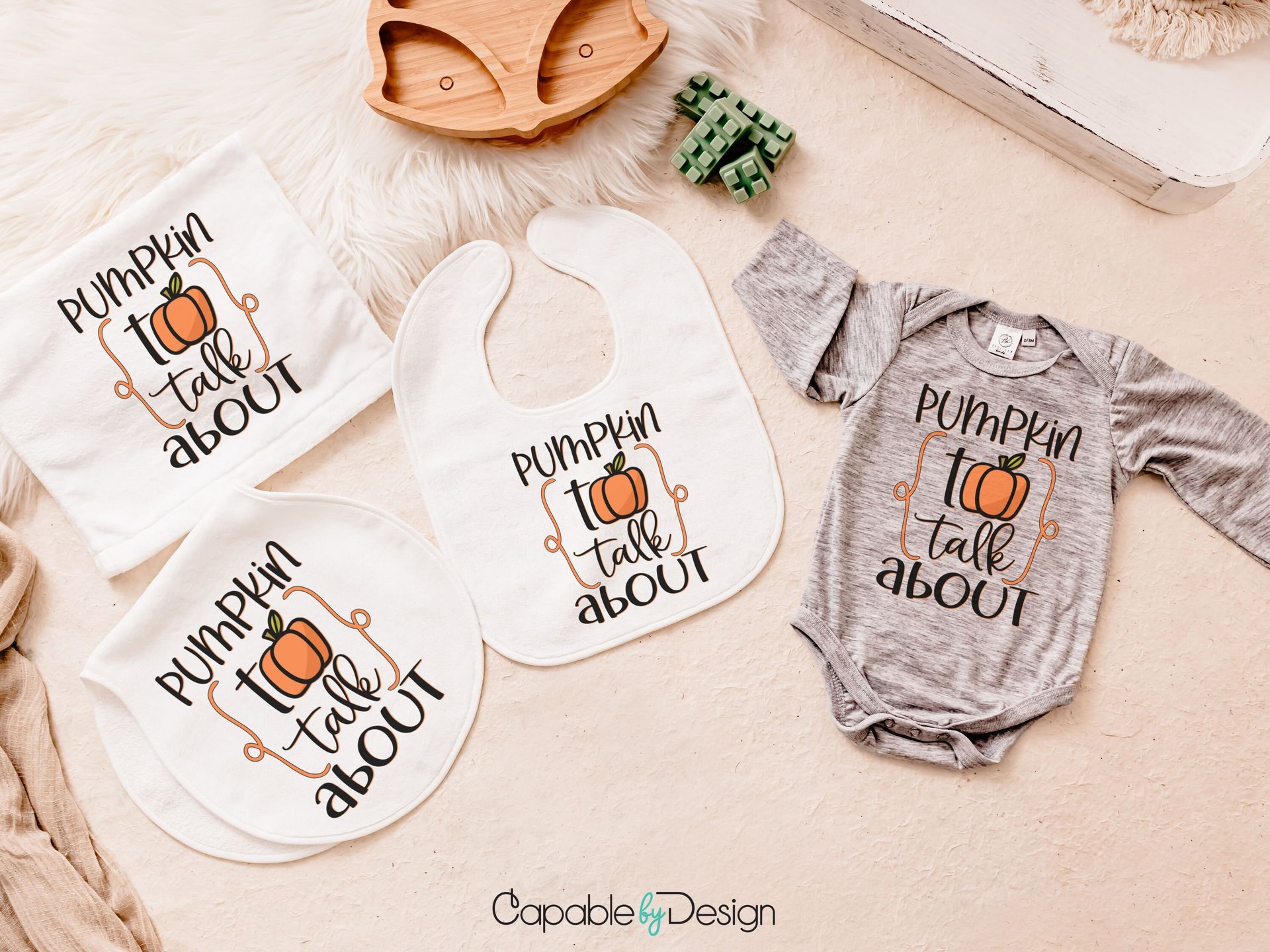 Pumpkin Baby Outfit Set, Fall Newborn Clothes, Baby Shower Gift