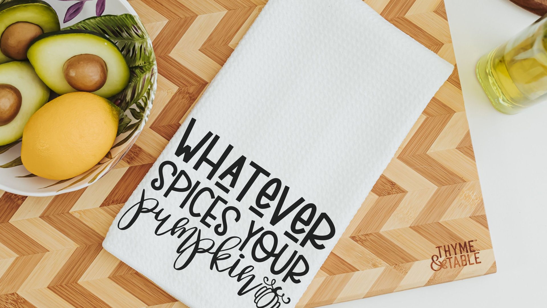 Whatever spices your pumpkin towels