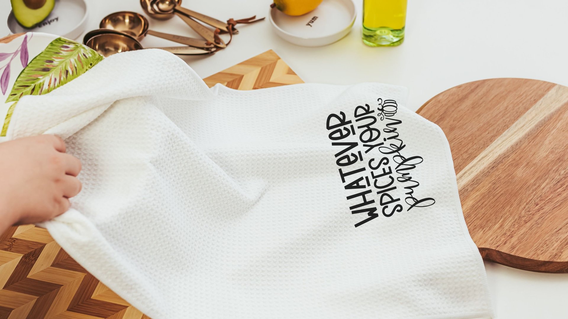 Whatever spices your pumpkin towels