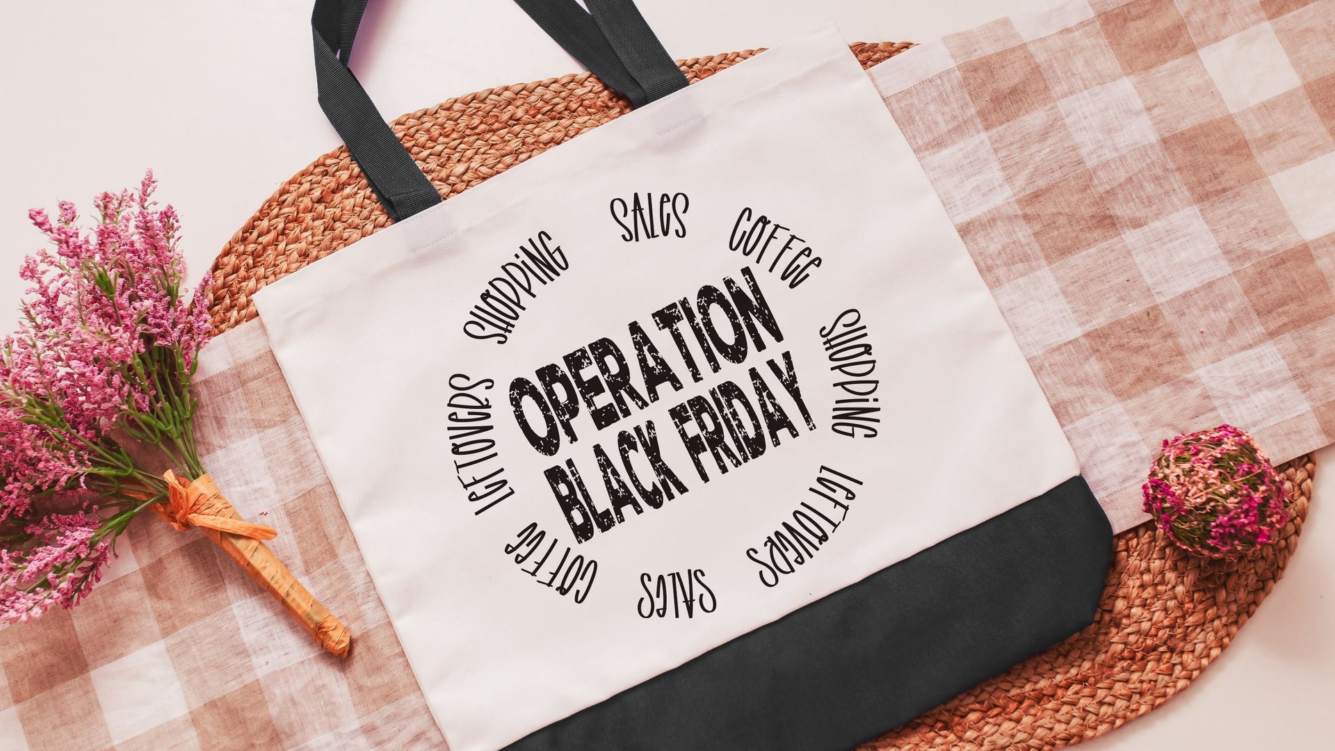 Black Friday tote bags for women, Thanksgiving gifts for friends, funny shopping bags reusable, Friendsgiving hostess gift, shopaholic gifts