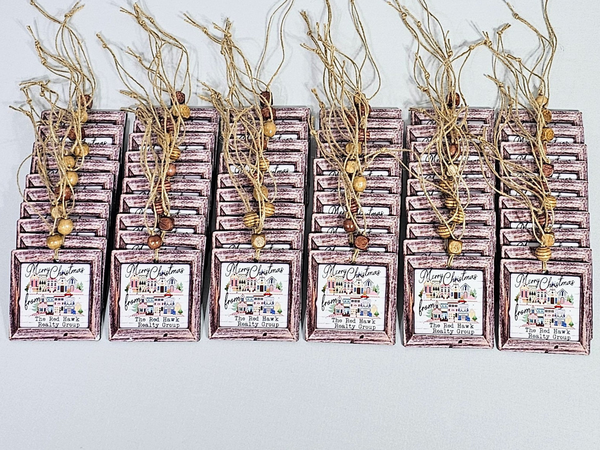 custom city state Christmas ornaments handmade, Merry Christmas from ornament wood, Christmas housewarming gift, real estate closing gifts