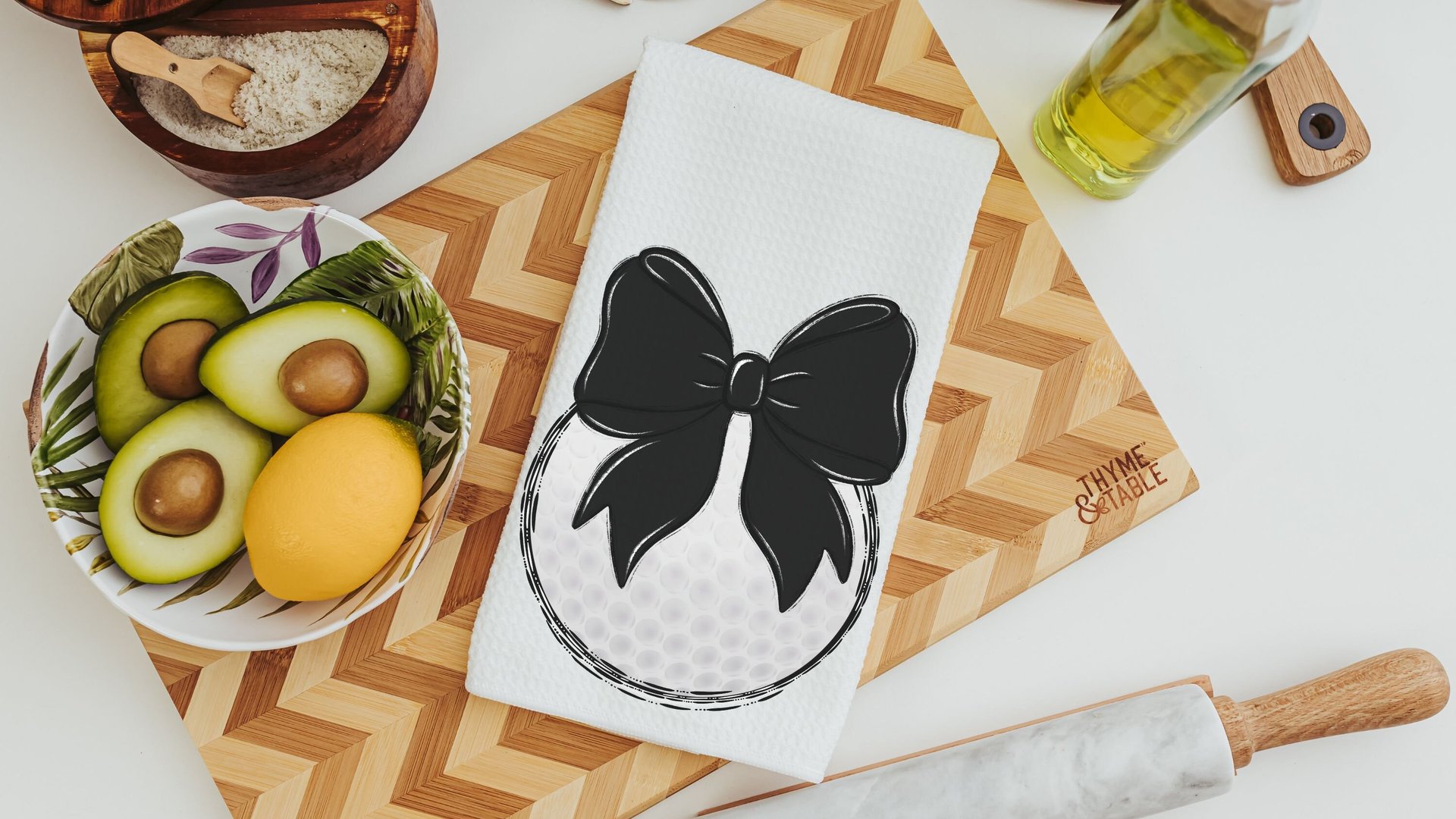 cute golf kitchen towels, golf mom gift, girly golf towels for women, step mom Mothers day gift for girlfriend, golf hand towel for Mom