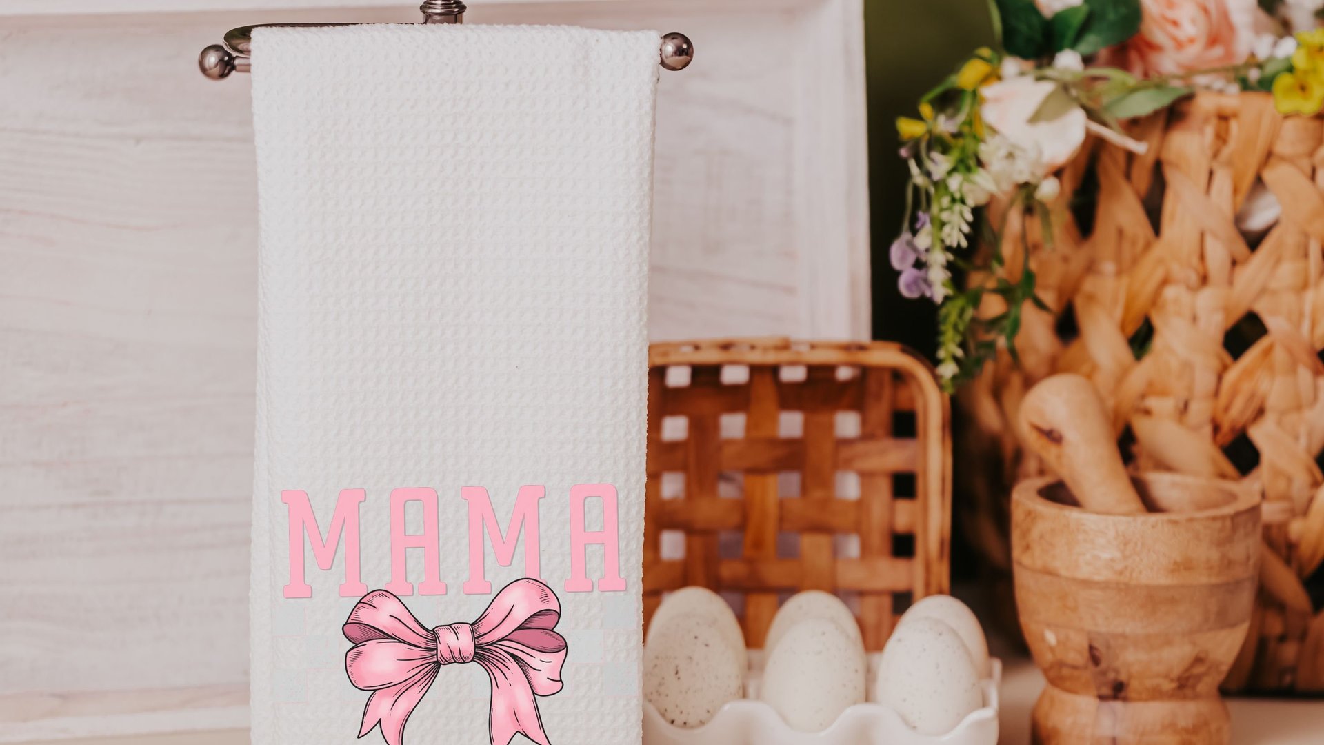 pink coquette mama and mini matching throw pillows for nursery, first Mothers day gift for wife, mommy and me accent pillows for bed, mom