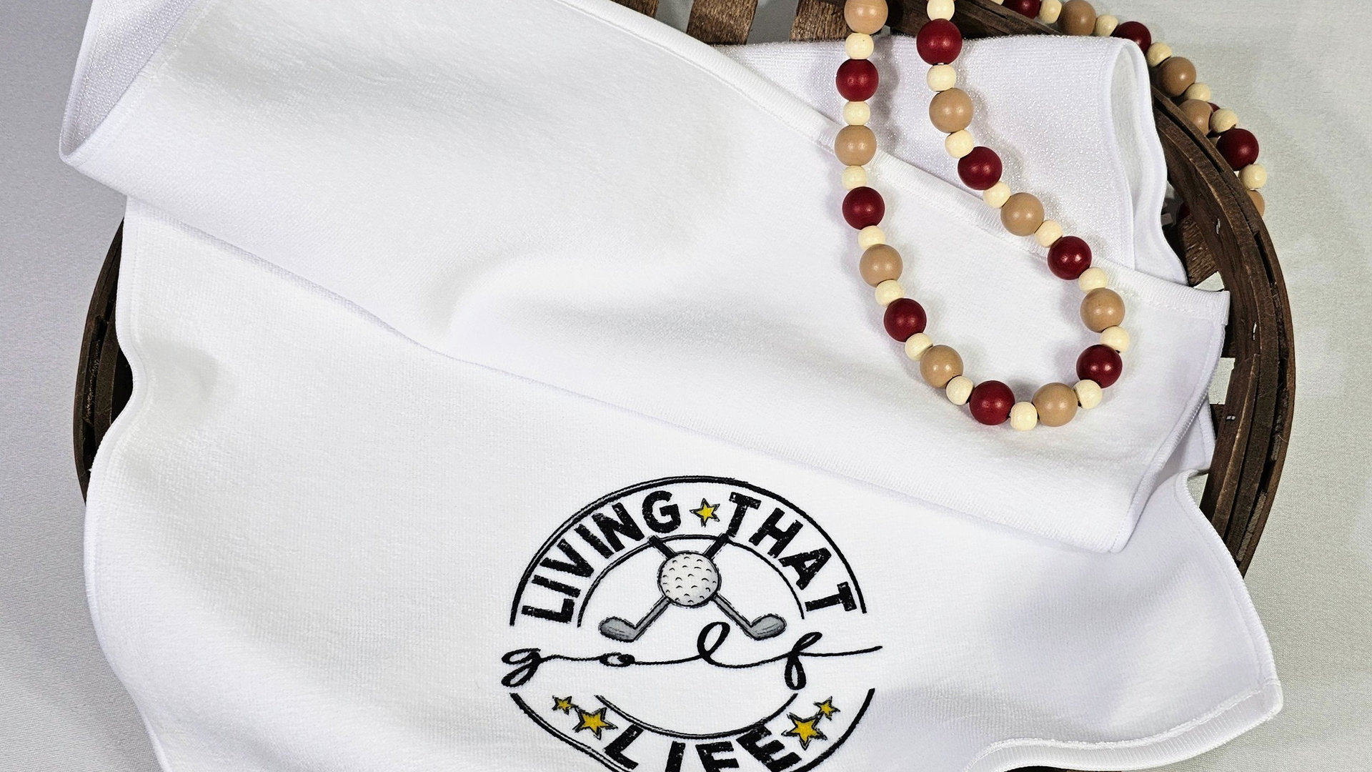 golf life golf towels with grommet, father in law fathers day gift for step dad, funny golf gifts for men, golf bag accessories golfer gifts