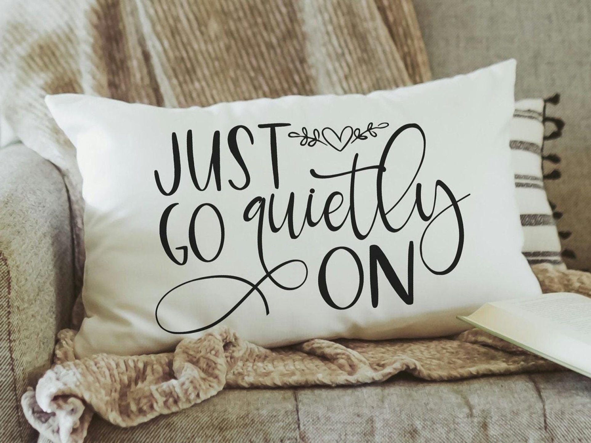 positive affirmations lumbar throw pillows for couch, college dorm decor for girls, inspirational quotes dorm pillows for college girls