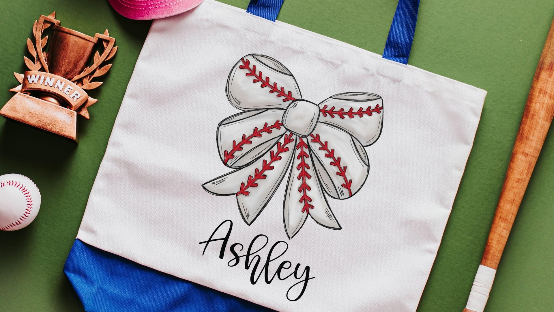 personalized baseball coquette tote bag best seller, baseball mom gifts, cute baseball tote bag with name, baseball girlfriend gear, senior
