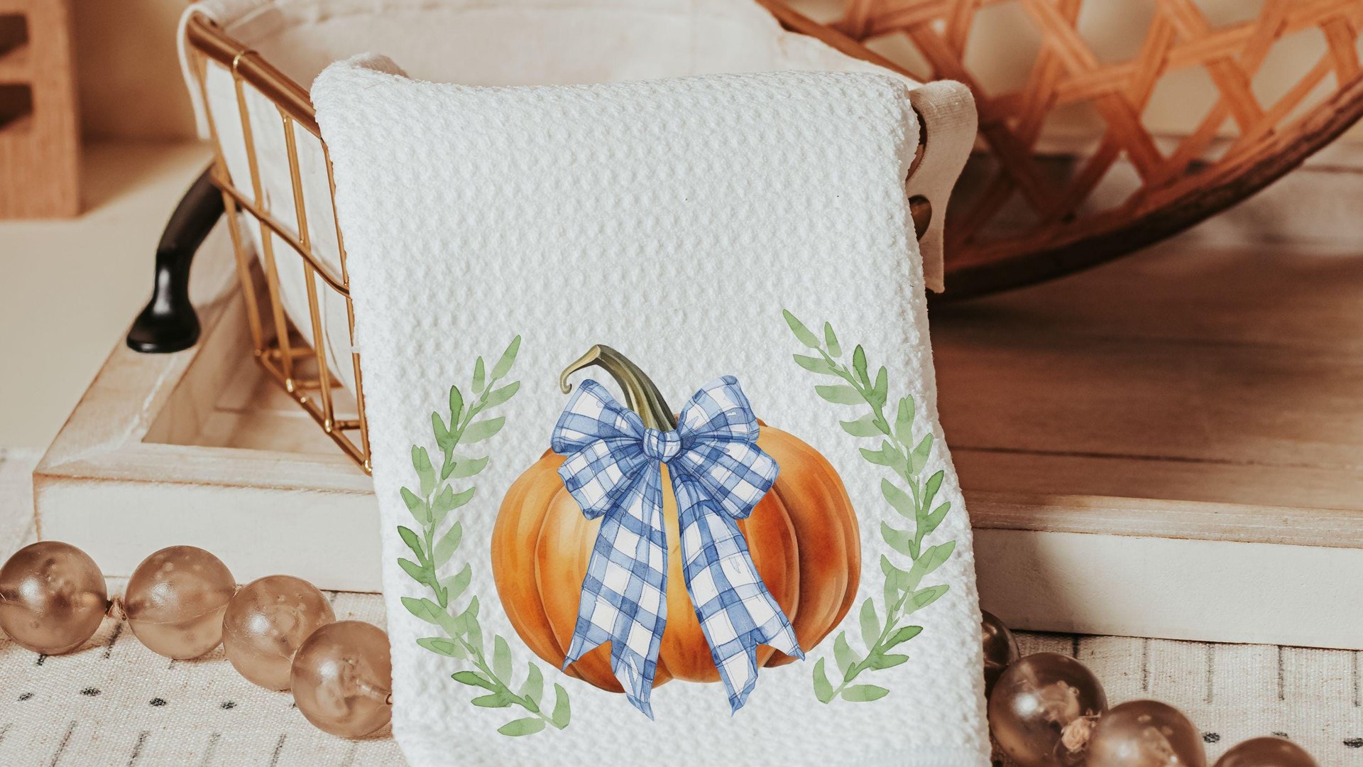 rustic pumpkin lumbar pillow for bed, Thanksgiving hostess gifts for women, farmhouse pumpkin decor for home, October birthday gifts for her