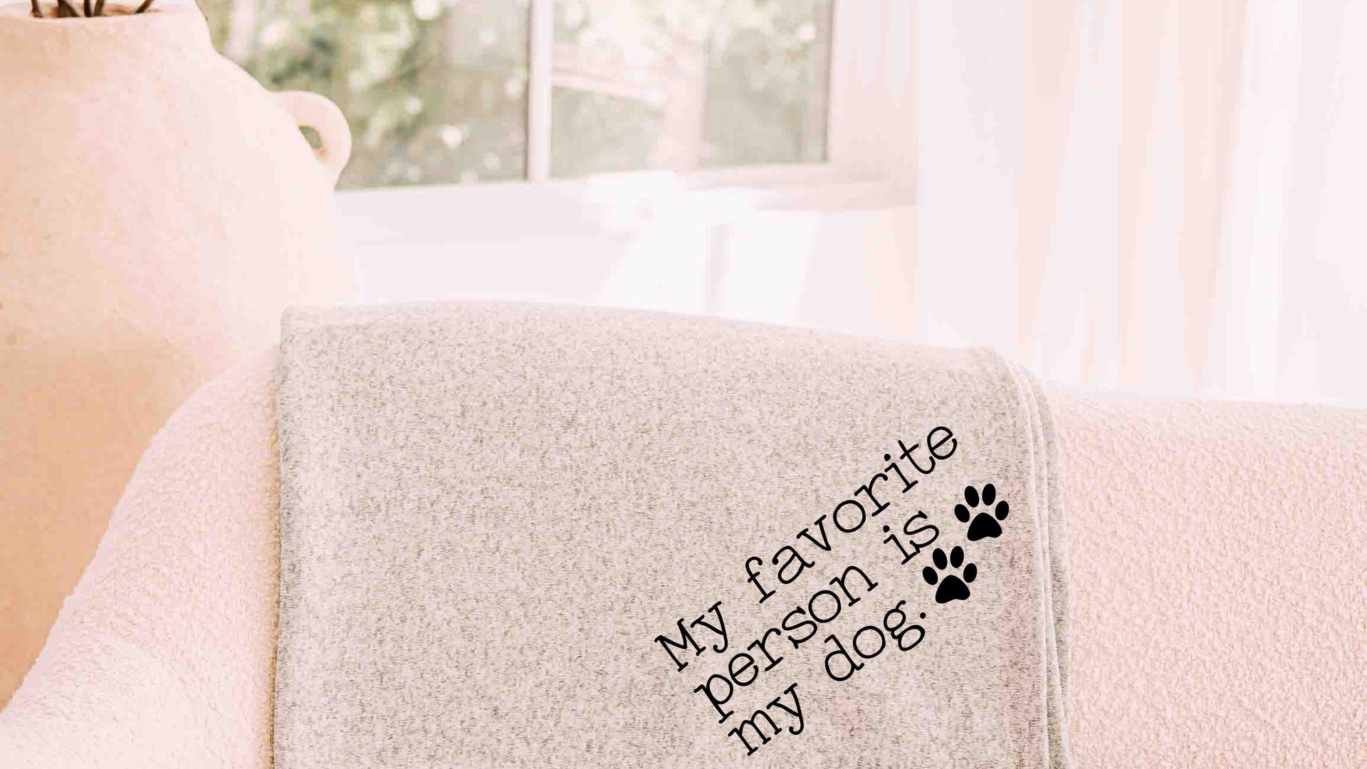 my favorite person is my dog throw blanket for bed, cozy birthday gifts for dog lovers, snuggle blanket dog mom gifts, cute dog gifts for