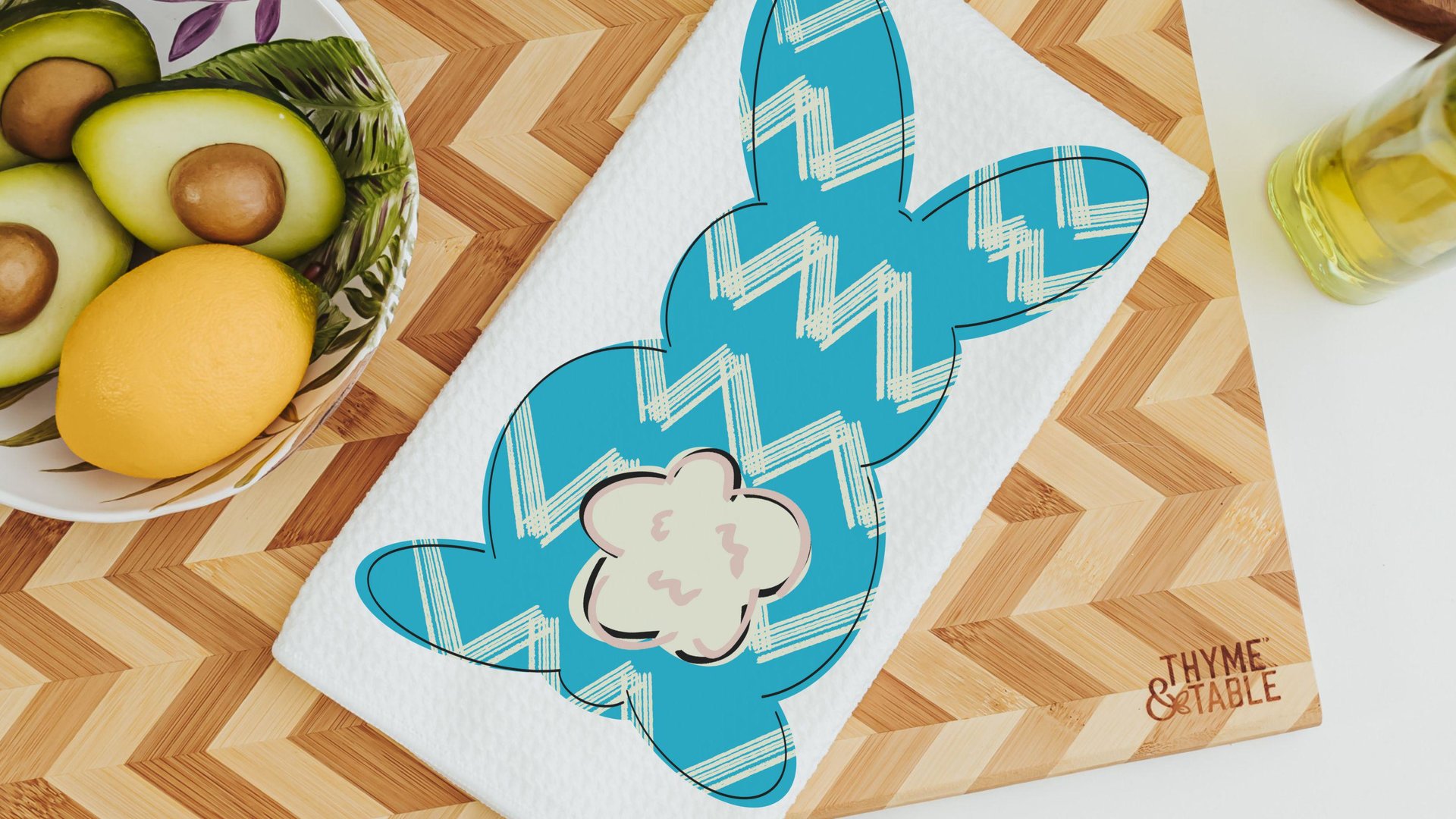 pink Easter bunny hand towels for bathroom blue Easter rabbit kitchen towels for decor, Easter basket stuffers for adults, Easter kitchen