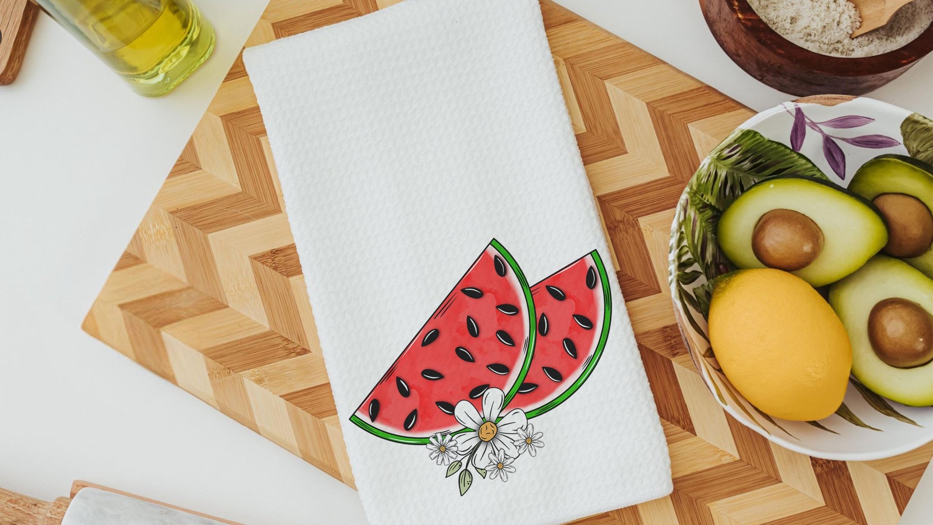 watermelon festival watermelon kitchen towels for summer hand towels for bathroom, fruit kitchen decor, Florida watermelon Florida gifts for