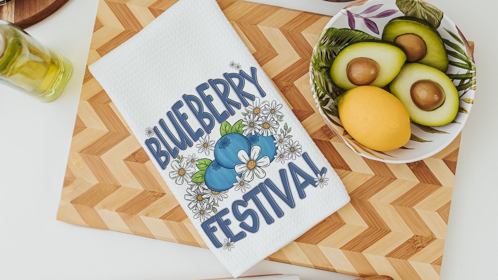 blueberry festival blueberry kitchen towel for summer hand towels for bathroom, Maine blueberries fruit kitchen decor, Florida blueberry