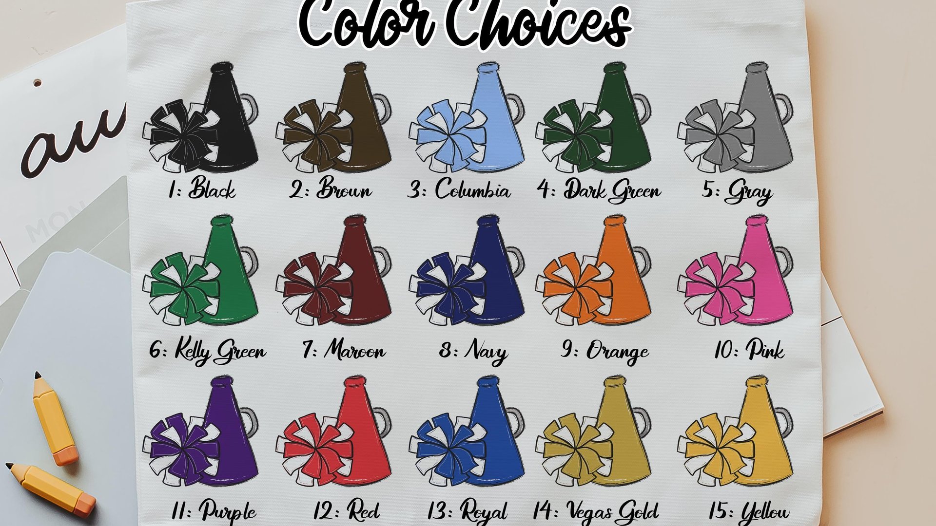 personalized orange checkered initial tote bag for college students, cheerleader tote bag for girls, cheer gifts for team, back to school