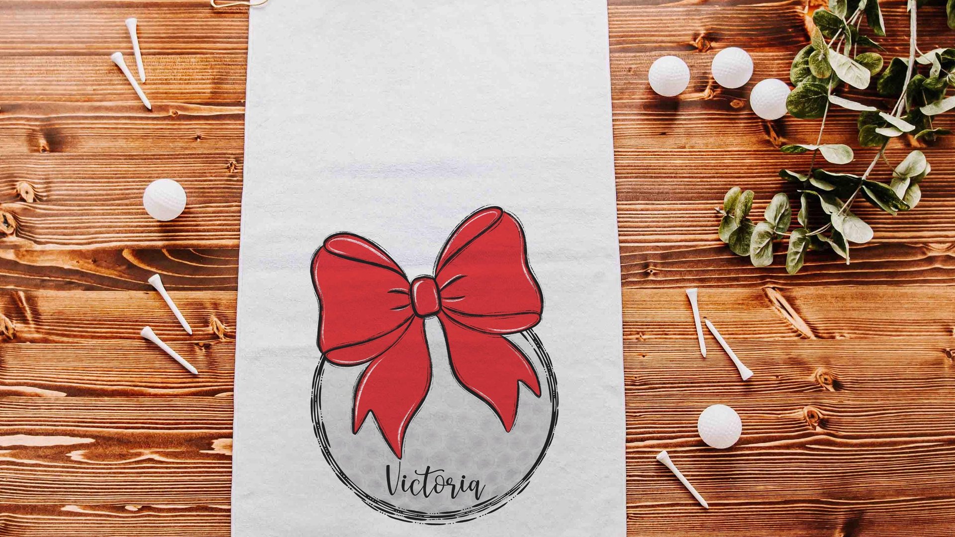 golf coquette golf towels personalized red school spirit girls golf team end of season gift, golf stocking stuffers for golfers, golf mom