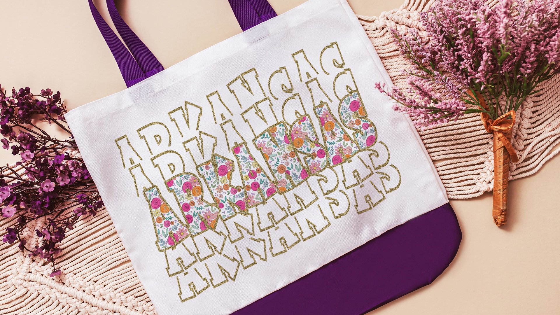 floral Texas tote bag for her, moving to Texas gifts for women, Texas wildflower tote bag for coworker, Texas realtor gifts for real estate