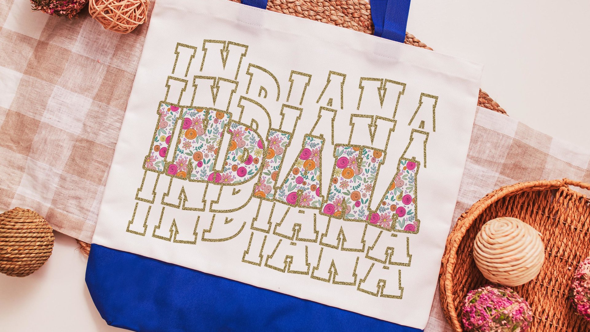 floral Texas tote bag for her, moving to Texas gifts for women, Texas wildflower tote bag for coworker, Texas realtor gifts for real estate