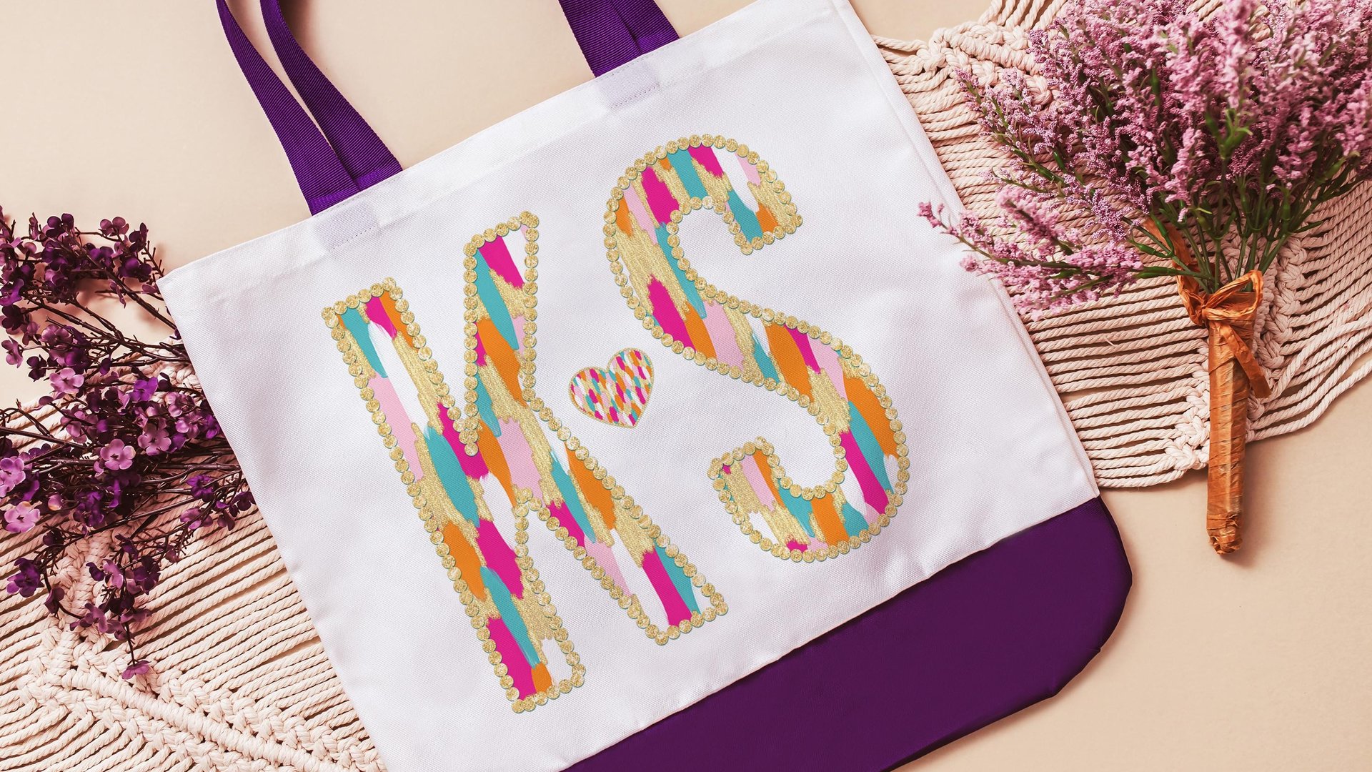 brushstroke heart Kansas tote bag for women, realtor tote bag real estate agent gift, cute Kansas gifts for her, reusable bag eco friendly