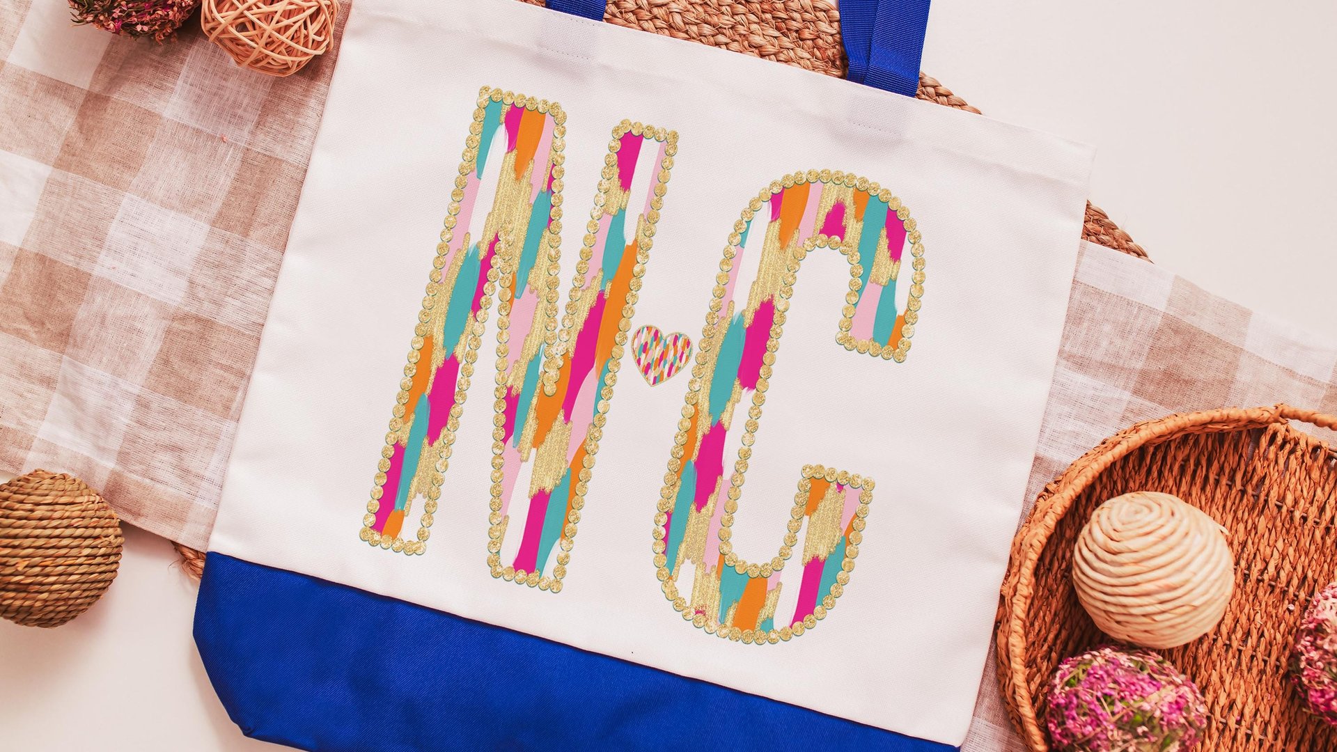 brushstroke heart Kansas tote bag for women, realtor tote bag real estate agent gift, cute Kansas gifts for her, reusable bag eco friendly