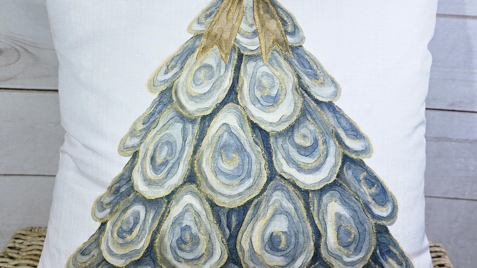 oyster shell Christmas ornament gift best sellers, coastal Christmas tree ornament handmade, oyster Christmas gifts for coworkers, nautical