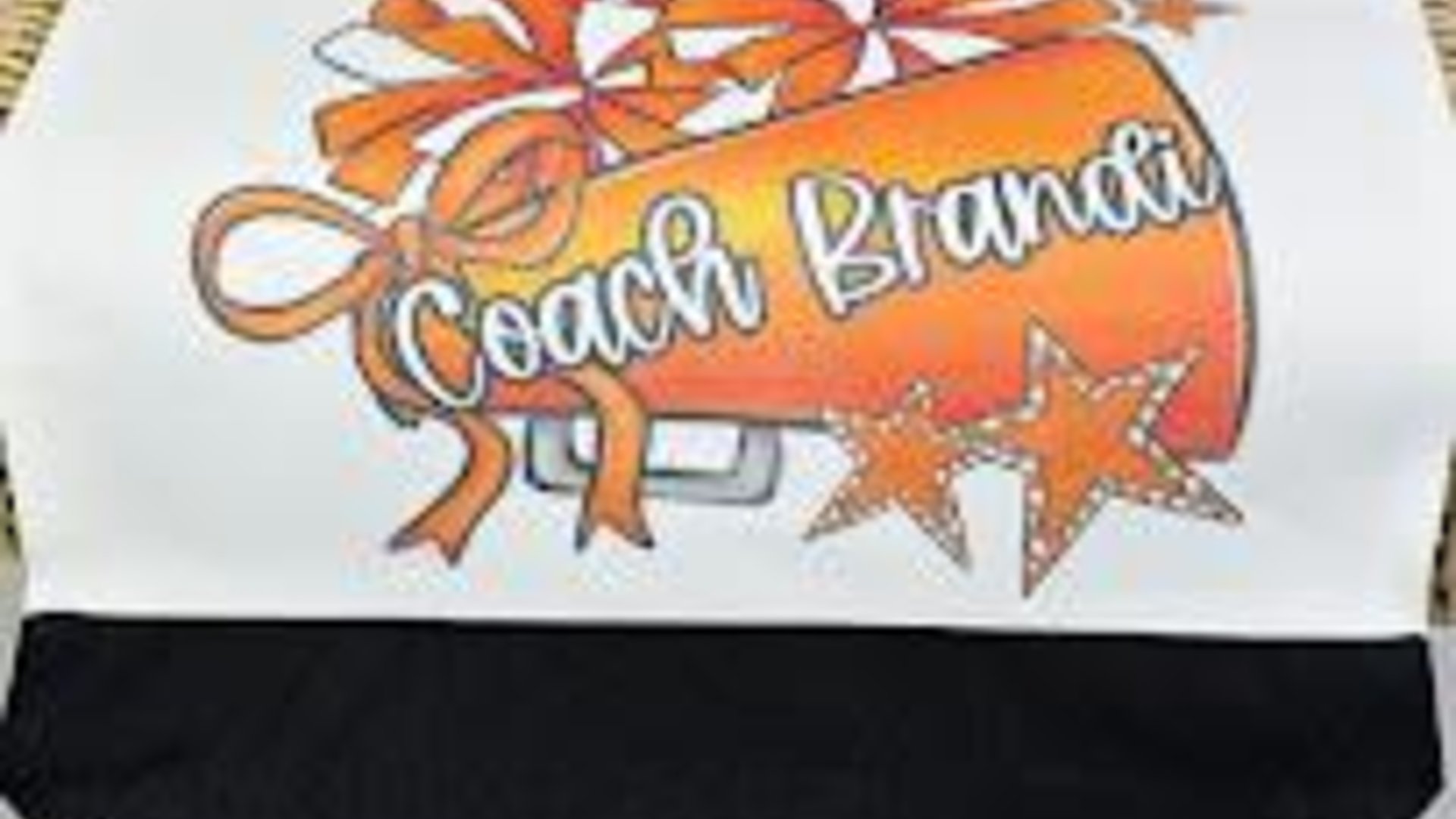 personalized cheer tote bag with name, red school spirit college cheerleading gear, Easter basket stuffers for teen girls, 2026 high school