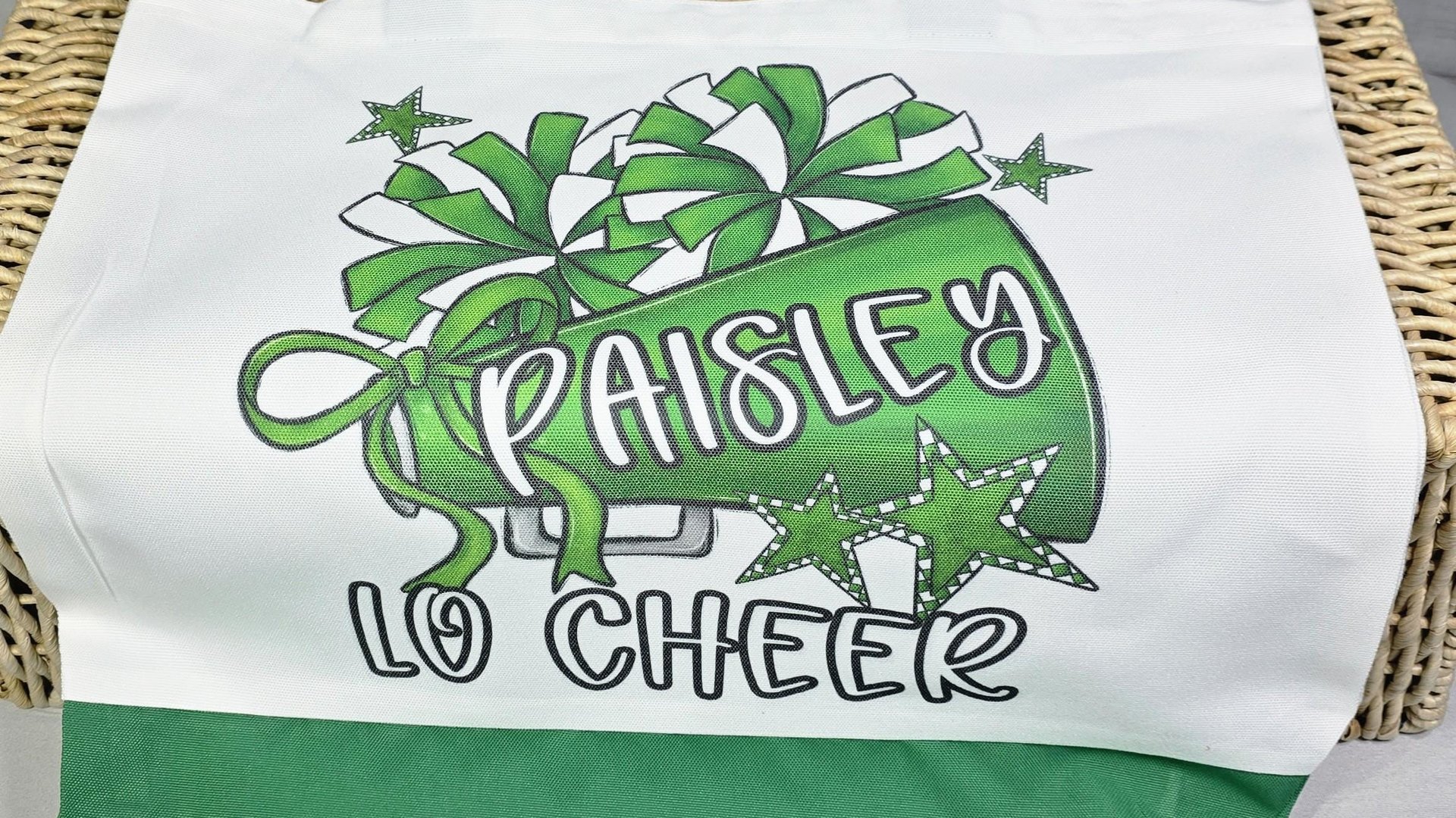 personalized purple cheer bag for gifts, cheerleader tote bag with name, senior hs girls gift 2026 high school graduation gifts for girls