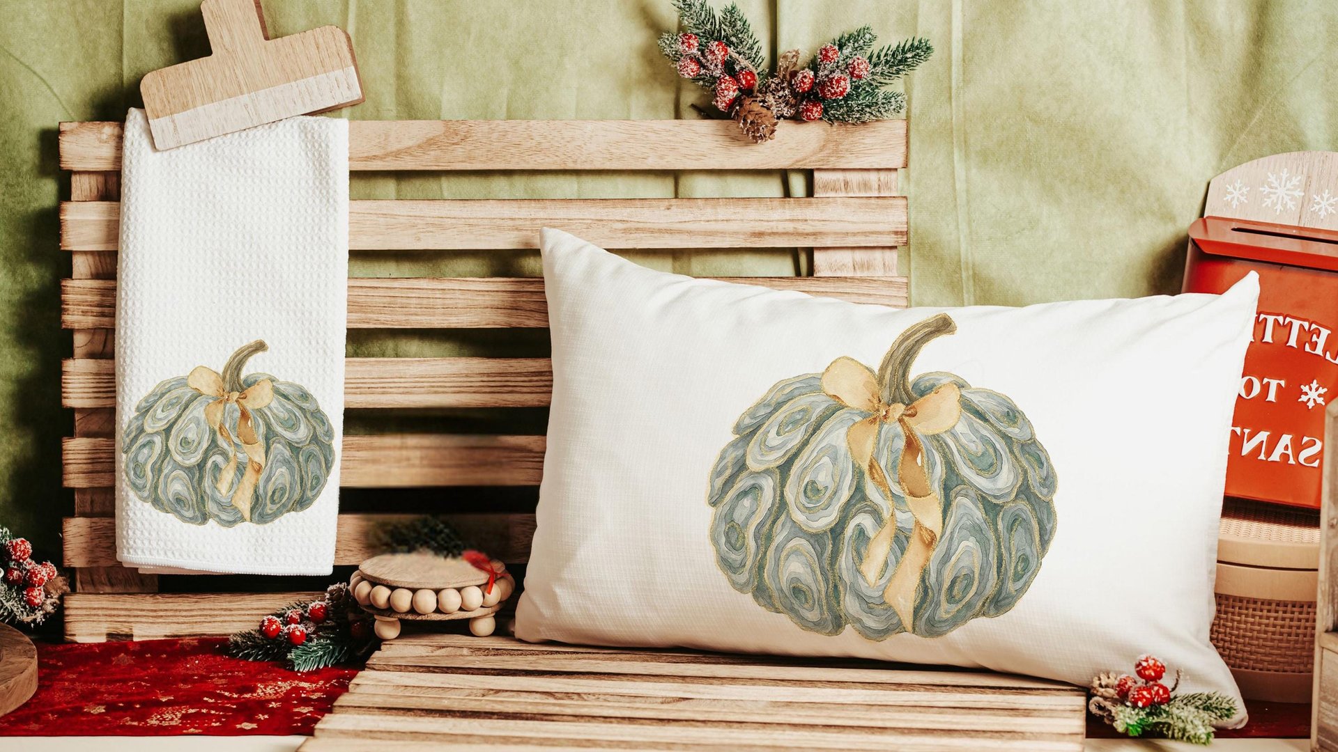 oyster shell pumpkin lumbar decorative accent pillows for couch, fall coastal decorations for home, nautical pumpkin pillows for bed, host