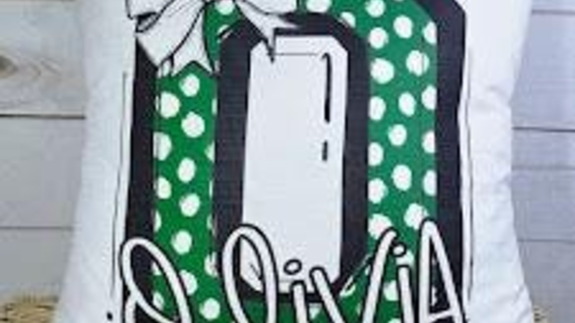 personalized initial throw pillows for girls, best Christmas gifts for young women, kelly green name pillow cases for teens tween girl gifts