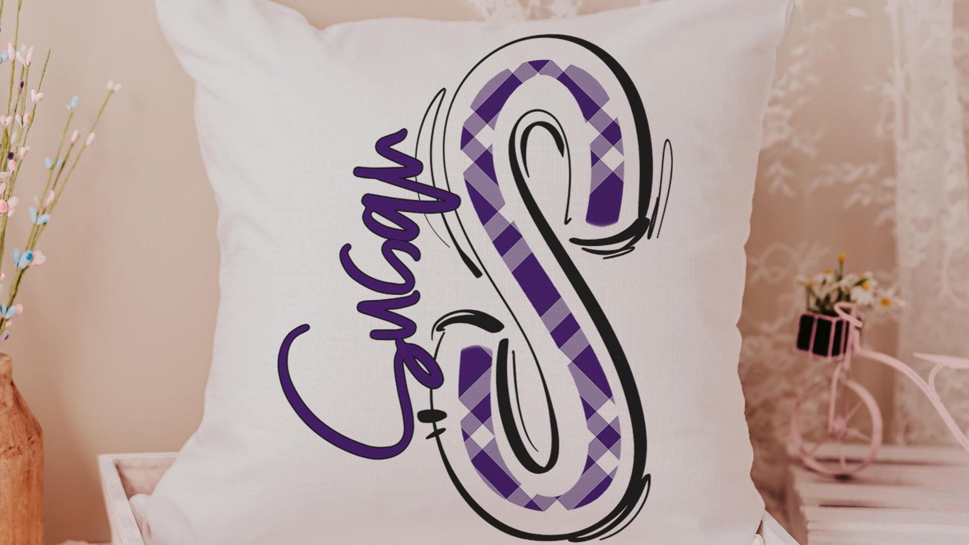 personalized name throw pillow little girl bed decor, Columbia blue initial pillows for girls, Carolina blue decor, secret Santa gifts for