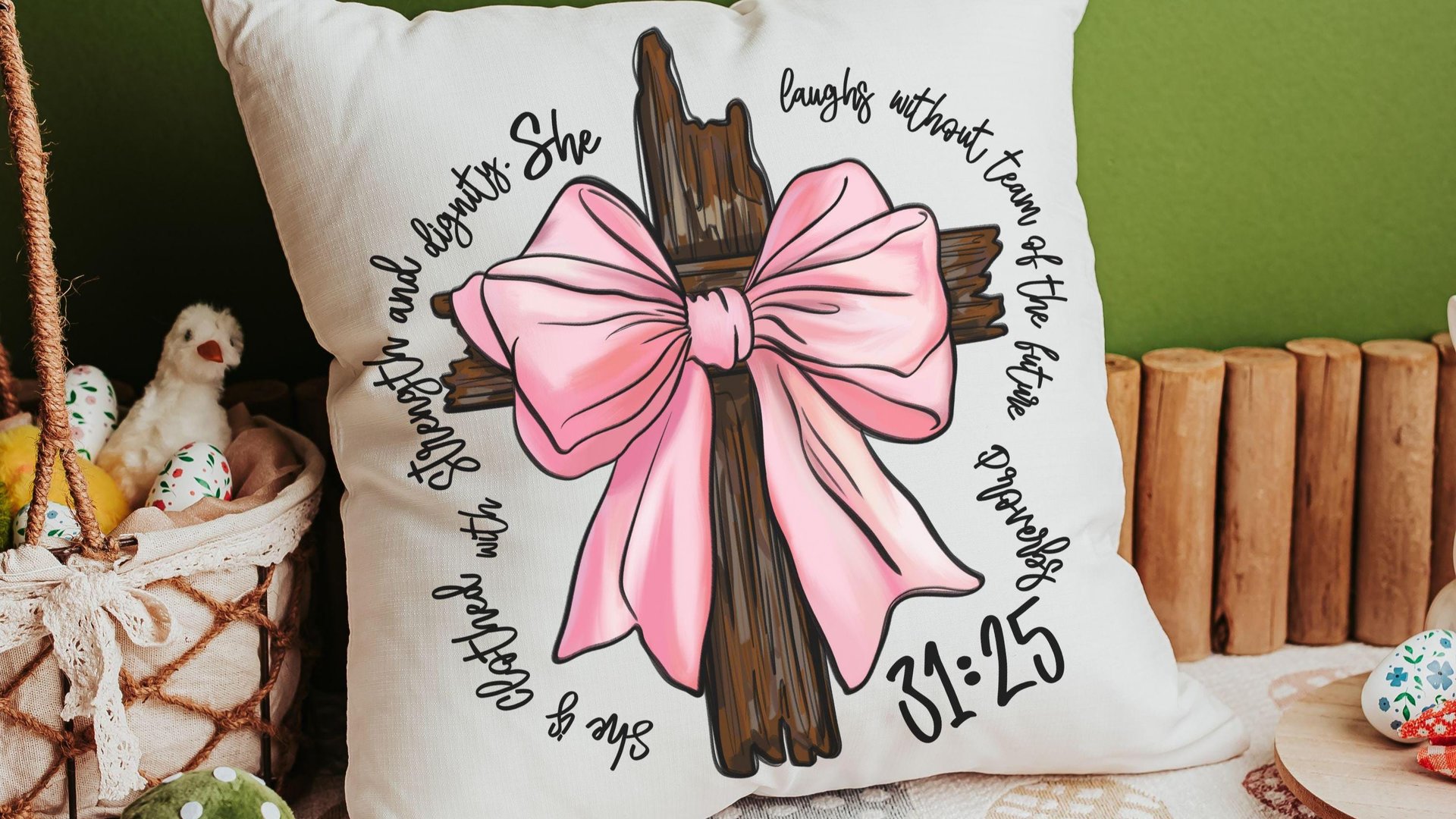 she is clothed with strength Bible verse kitchen hand towels for church, Proverbs 31 decorative towels for bathroom, Christian gifts for her