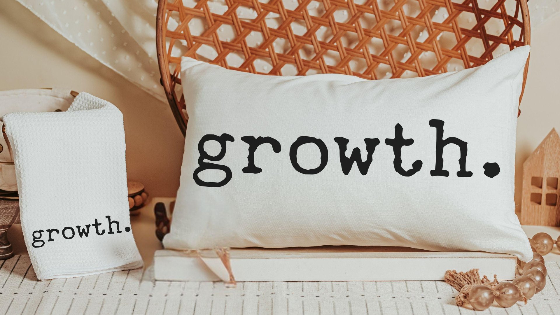 custom word of the year purpose lumbar throw pillows for couch, mantra quote decorative pillows for bed, motivational gifts for badass women