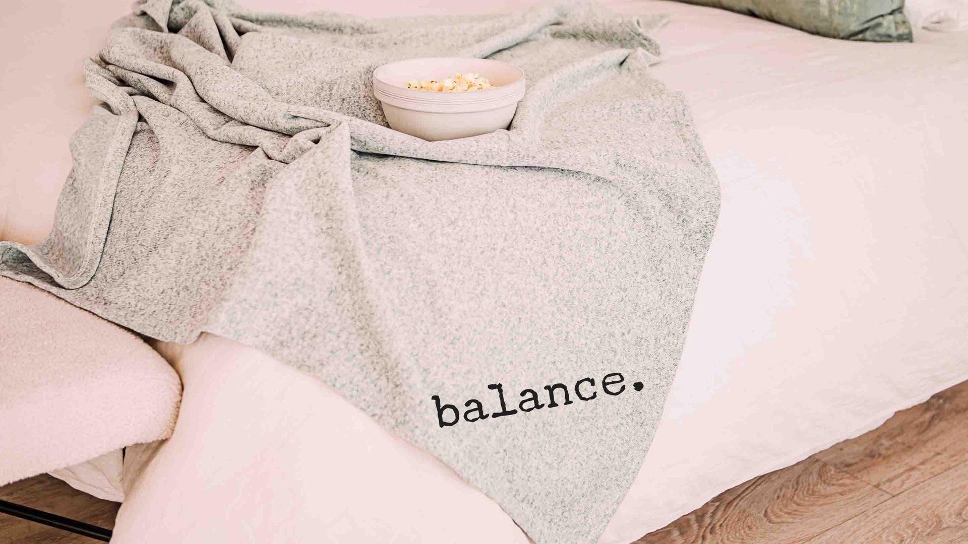 simplify life snuggle blanket 50x60 inches, cozy gifts for women, custom word of the year throw blankets for couch, mantra quote encouraging