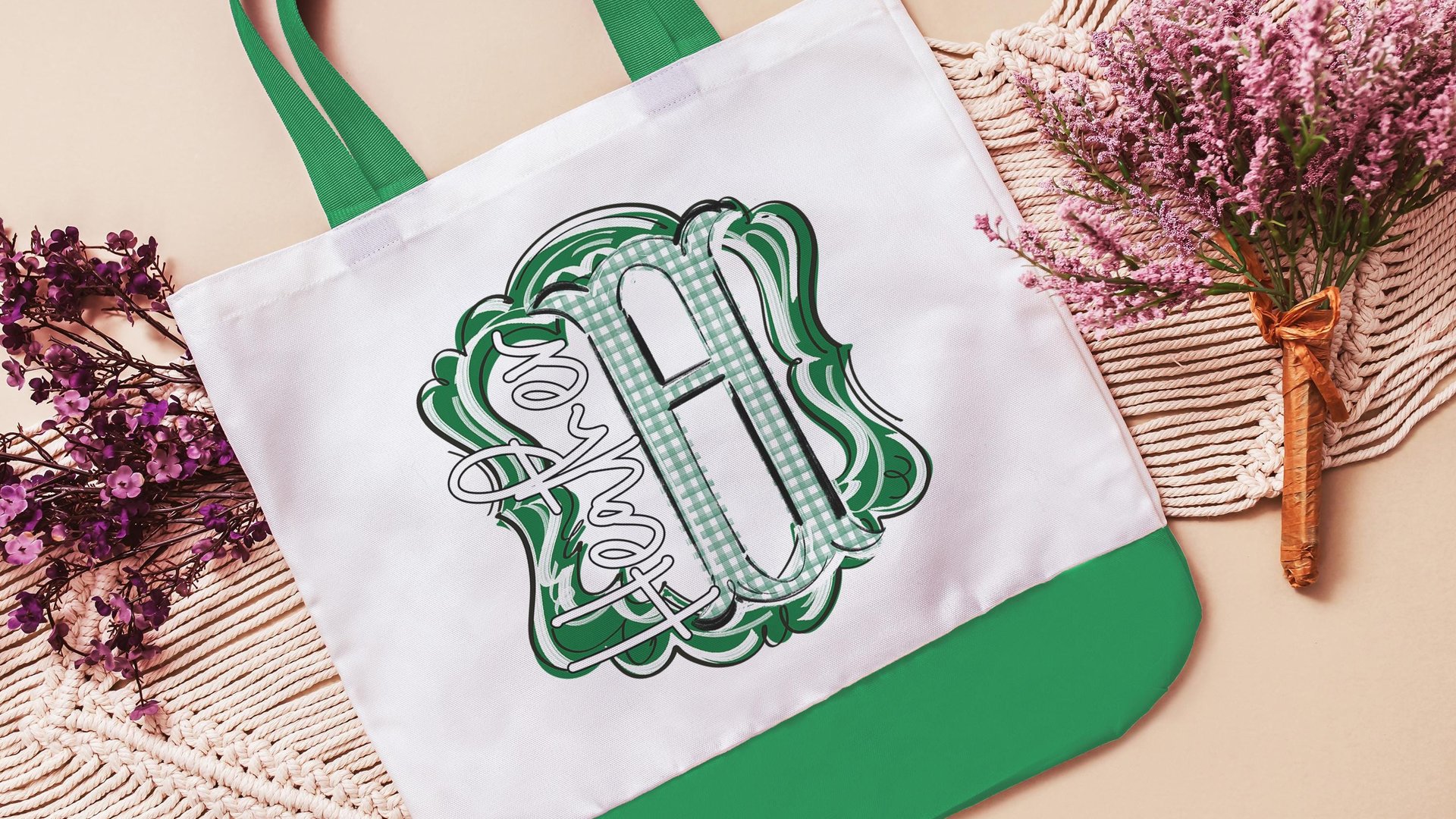 personalized initial tote bag for bridesmaids, carolina blue school spirit accessories, custom name tote bag for girls, best gifts for her