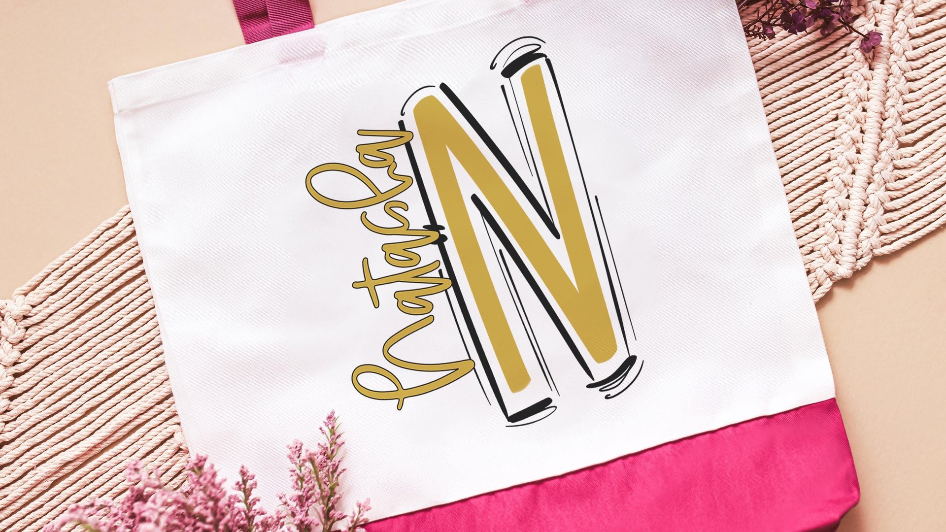 personalized initial tote bag with name, cheer team gifts beach bag for girls trip, carolina blue game day tote bag for school, best gifts