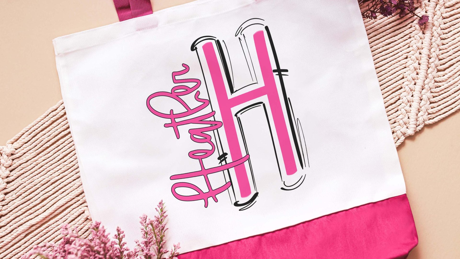 personalized initial tote bag with name, cheer team gifts beach bag for girls trip, carolina blue game day tote bag for school, best gifts