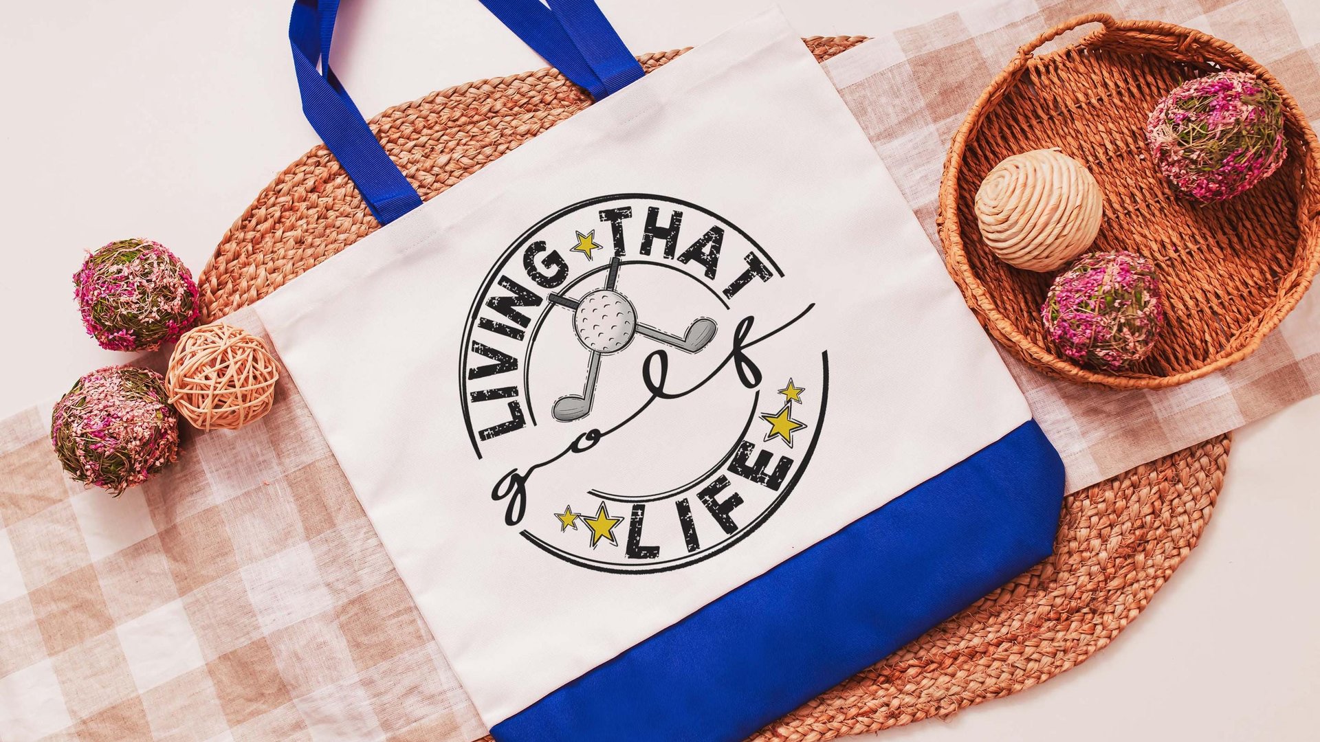 golf life golf tote bag for women, reusable shopping bag, cute golf gifts for her, lady golfer golfing tournament, funny golf gifts for men