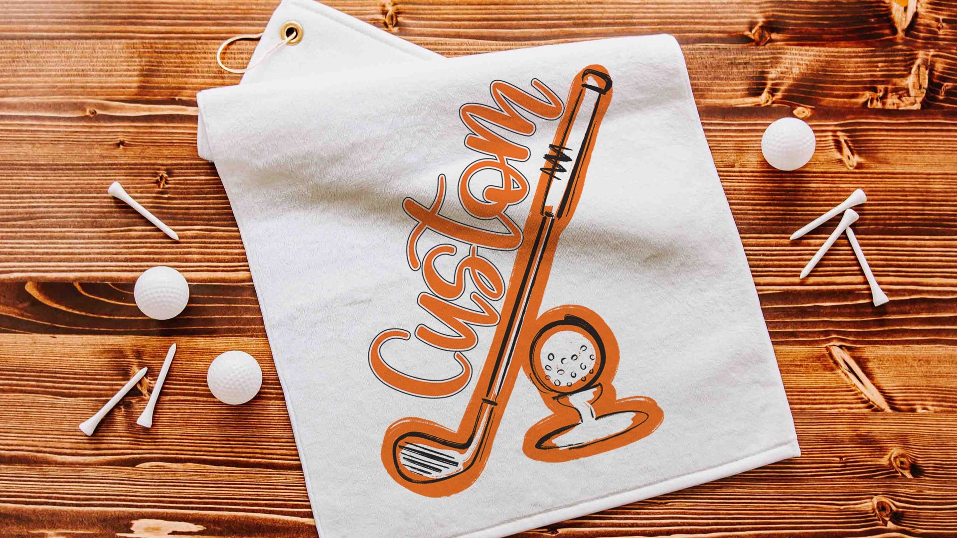 Personalized golf towels with hook, Carolina blue school spirit golf team for women, cute golf gifts for friends, lady golfer gifts, best